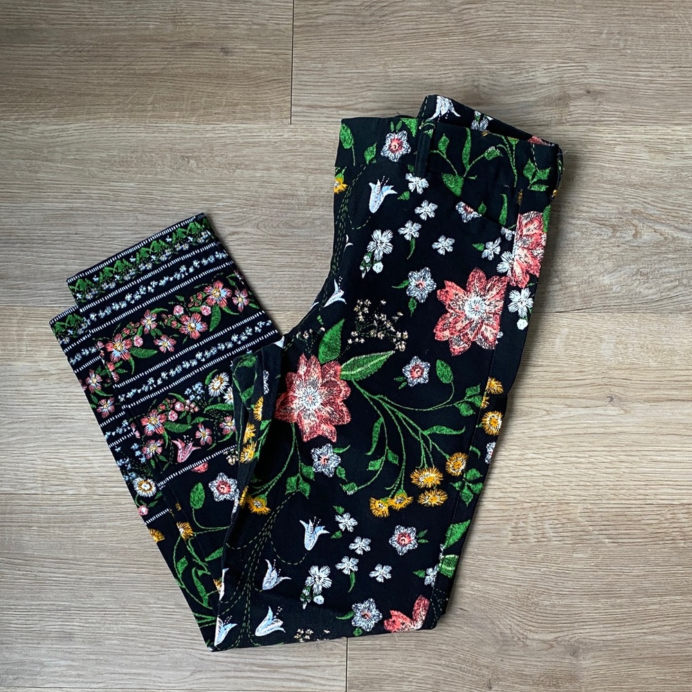 Floral pixie pants Old Navy